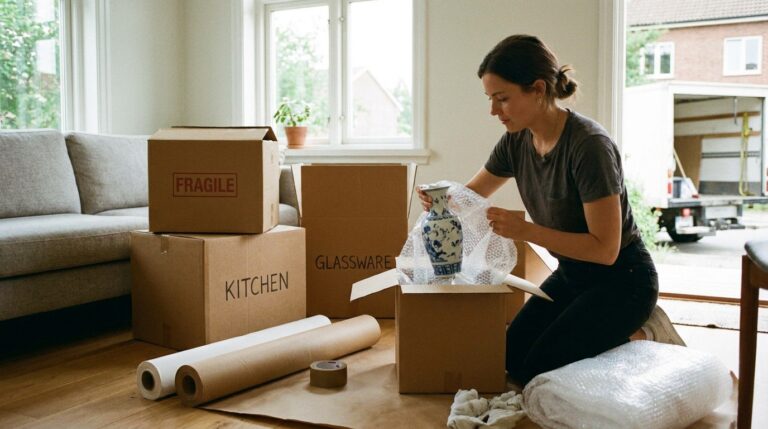 Prepare Fragile Items for a Long-Distance Move